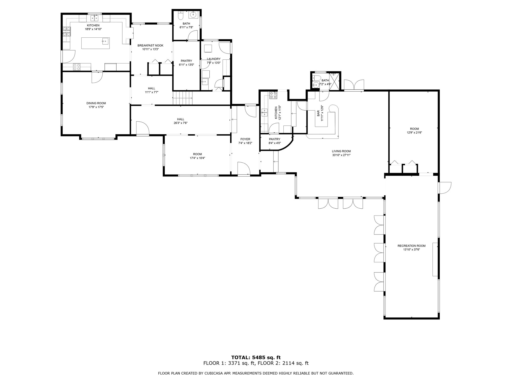 black and white floorplan